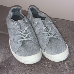 Madden grey slip on shoes
